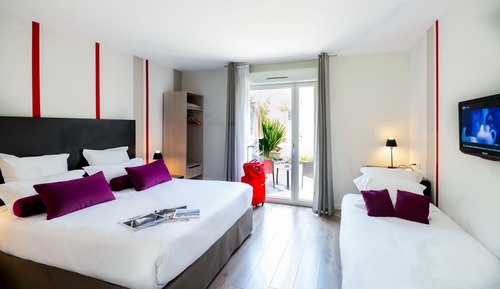 Habitación triple, terraza (Adult Only)