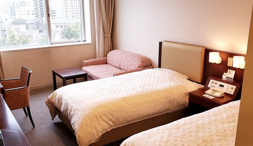 Habitación con 2 camas individuales, fumadores, vistas al río