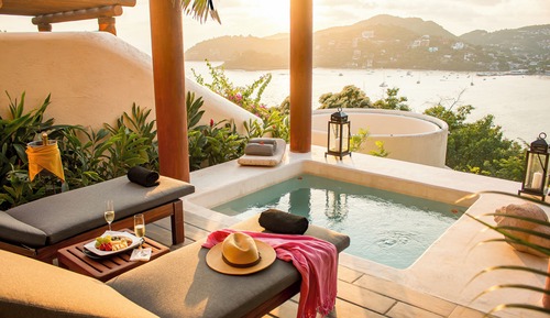 Suite junior, 1 cama de matrimonio grande, terraza, vistas al mar