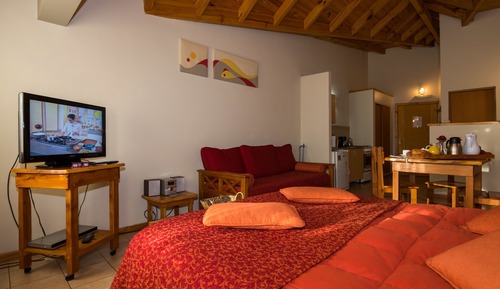 Habitación estándar doble, cocina, vistas a la laguna