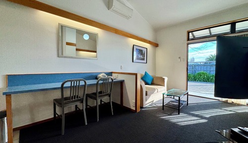 Estudio, 1 cama de matrimonio, cocina