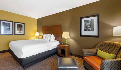 Habitación estándar, 1 cama de matrimonio grande, no fumadores, frigorífico y microondas