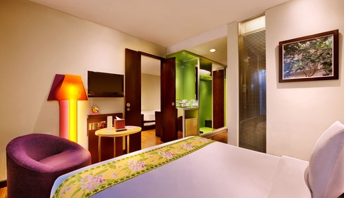 Habitación superior, 2 camas individuales, balcón