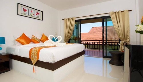 Jungle House furthest away from the beach with Double Bed  