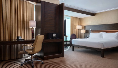 Suite, 1 cama de matrimonio grande, Acceso al salón del club (Caspian Suite)