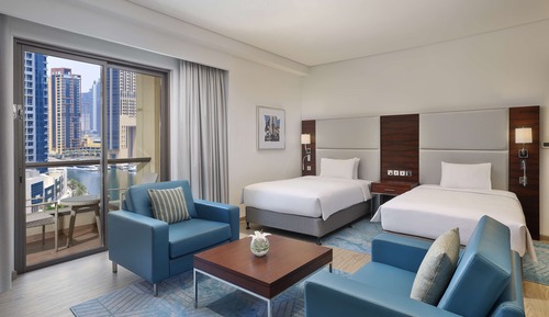 Estudio, 2 camas individuales