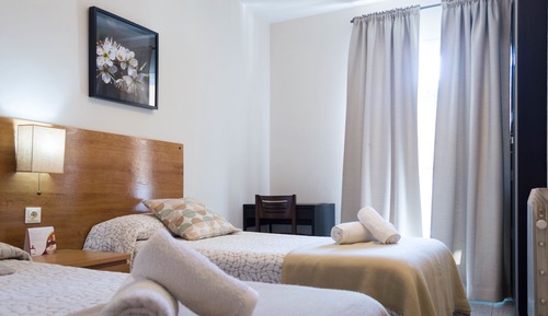 Habitación estándar con 1 cama doble o 2 individuales, baño privado