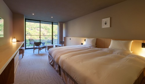 Habitación Deluxe con 2 camas individuales, no fumadores, terraza (3F)