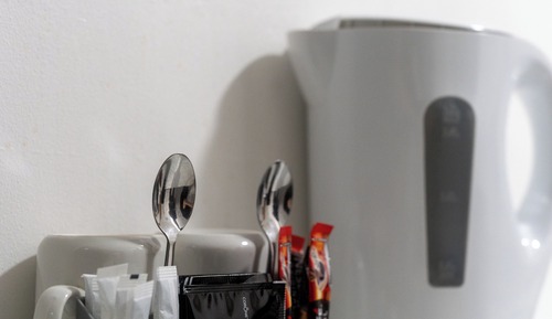 Habitación doble, baño privado, vistas al canal