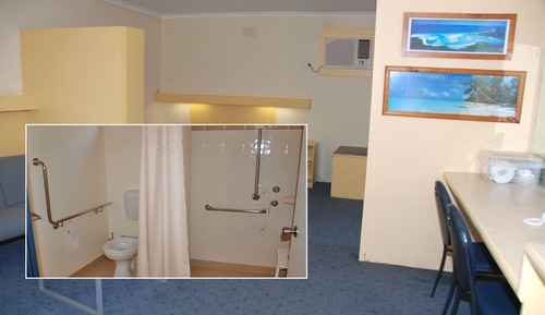 Habitación, accesible para personas con discapacidad