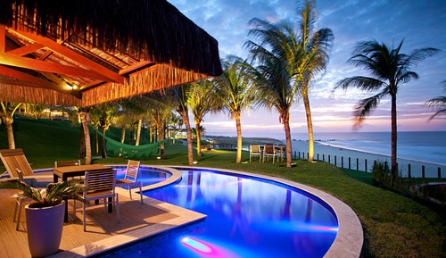 Habitación cuádruple Deluxe, vistas a la playa