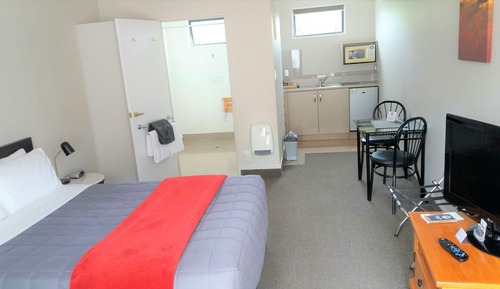 Estudio, accesible para personas con discapacidad, cocina básica