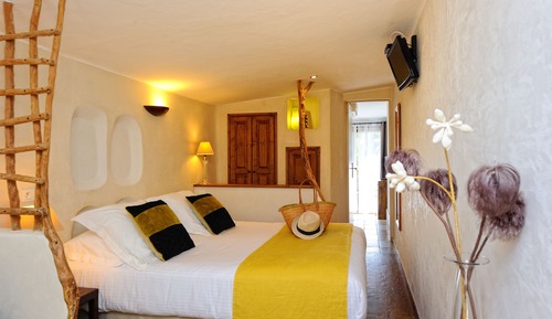 Habitación doble, terraza, vistas al jardín