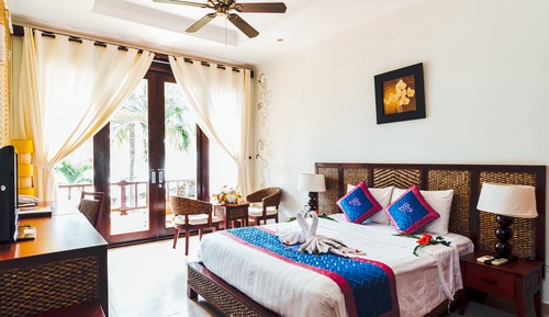 Bungalow, vistas al mar