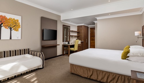 Habitación familiar, 1 cama de matrimonio grande con sofá cama