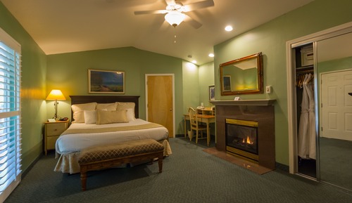 Habitación, 1 cama de matrimonio grande, chimenea (Guest)