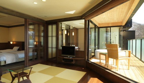 Habitación junior, no fumadores (Private open-air bath, not onsen)