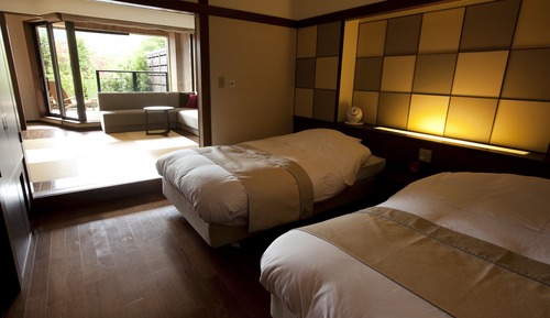 Habitación tradicional, no fumadores (Private open-air bath, not onsen)