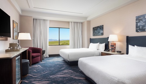 Habitación, 2 camas de matrimonio, accesible para personas con discapacidad