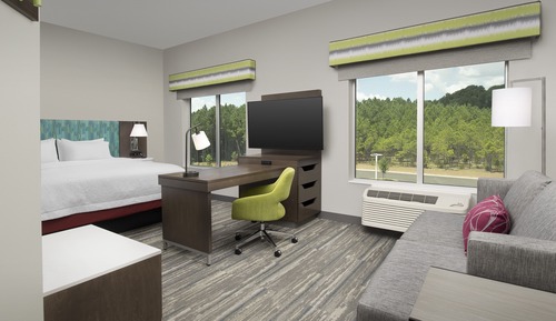 Estudio, 1 cama de matrimonio grande, no fumadores, frigorífico y microondas (Wet bar)