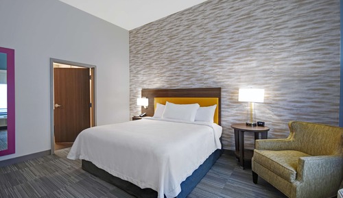 Suite estudio, 1 cama de matrimonio grande, accesible para personas con discapacidad (Hearing)