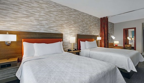 Estudio, 2 camas de matrimonio, accesible para personas con discapacidad (Hearing)