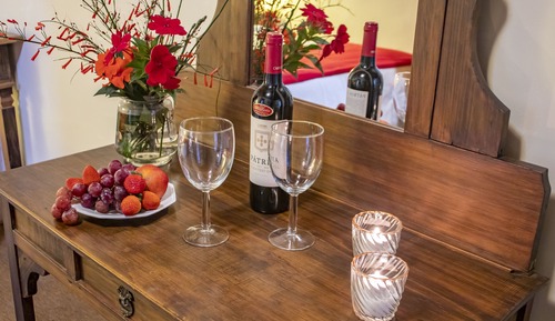 Habitación Deluxe doble, chimenea, vistas a la montaña