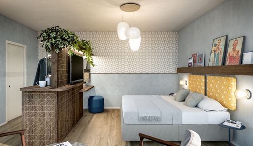 Habitación Premium con 1 cama doble o 2 individuales