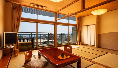 Habitación estándar, no fumadores, vistas al mar (Japanese Style with Bath, 2R)
