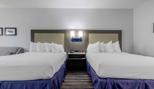 Habitación estándar, 2 camas de matrimonio, no fumadores, cocina básica