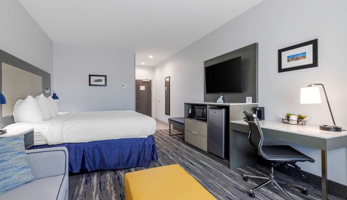 Habitación estándar, 1 cama de matrimonio grande, no fumadores, frigorífico y microondas