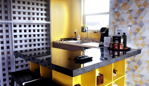 Suite junior, 1 cama de matrimonio, cocina básica