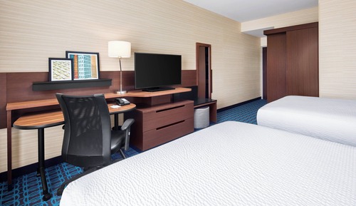 Habitación, 2 camas de matrimonio (Mobility/Hearing Access, Roll-In Shwr)