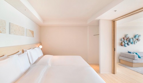 Suite junior, 2 camas dobles, no fumadores, vistas al mar