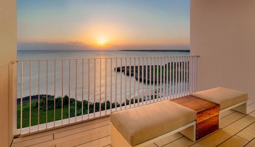 Habitación, 2 camas dobles, no fumadores, vistas al mar