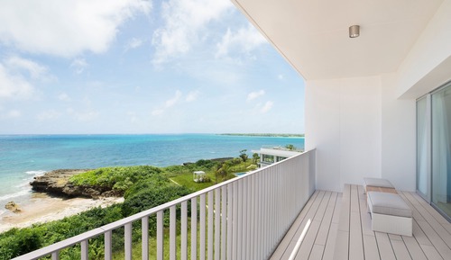 Suite junior, 1 cama de matrimonio grande con sofá cama, no fumadores, vistas al mar (Corner)