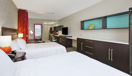 Estudio, 2 camas de matrimonio, accesible para personas con discapacidad (Hearing)