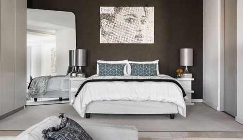 Estudio de lujo, 1 cama de matrimonio, baño privado, vistas a la ciudad