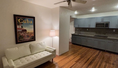Apartamento, 1 habitación, cocina, vistas al jardín