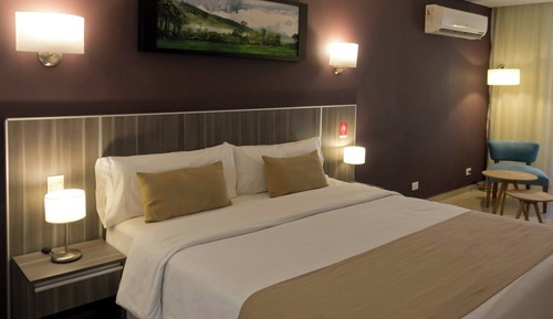 Habitación estándar, 1 cama de matrimonio grande, no fumadores (View)