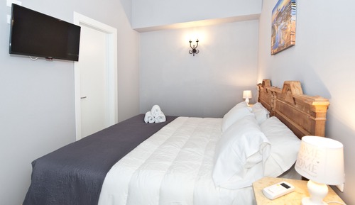 Habitación familiar, baño privado, vistas al jardín