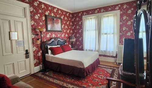 Habitación romántica, 1 cama de matrimonio, no fumadores, junto a la piscina (Room 4)