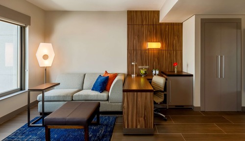 Habitación, 1 cama de matrimonio grande con sofá cama