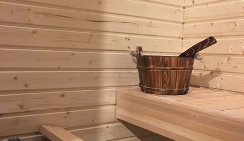 Chalet familiar, sauna