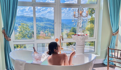 Habitación Premier doble, chimenea, vistas a la montaña (Monaco)