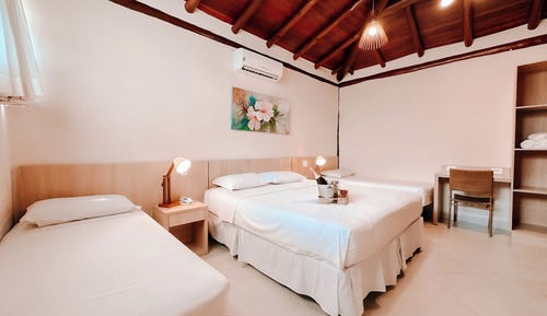 Habitación Deluxe, varias habitaciones, vistas al patio