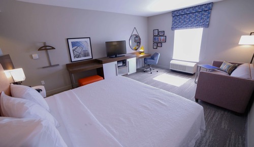 Habitación, 1 cama de matrimonio grande con sofá cama (Hearing)