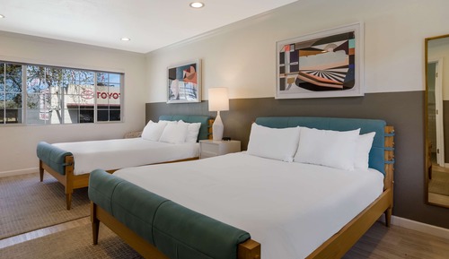 Habitación, 2 camas de matrimonio, no fumadores