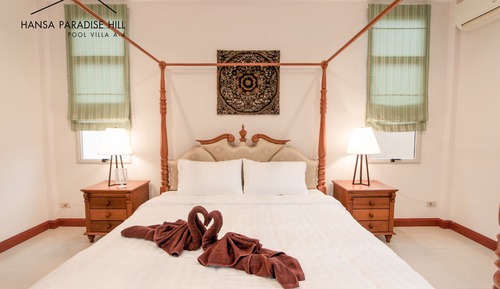 Villa superior, 3 habitaciones, piscina privada, vistas a la piscina