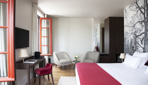 Suite junior, vistas al parque